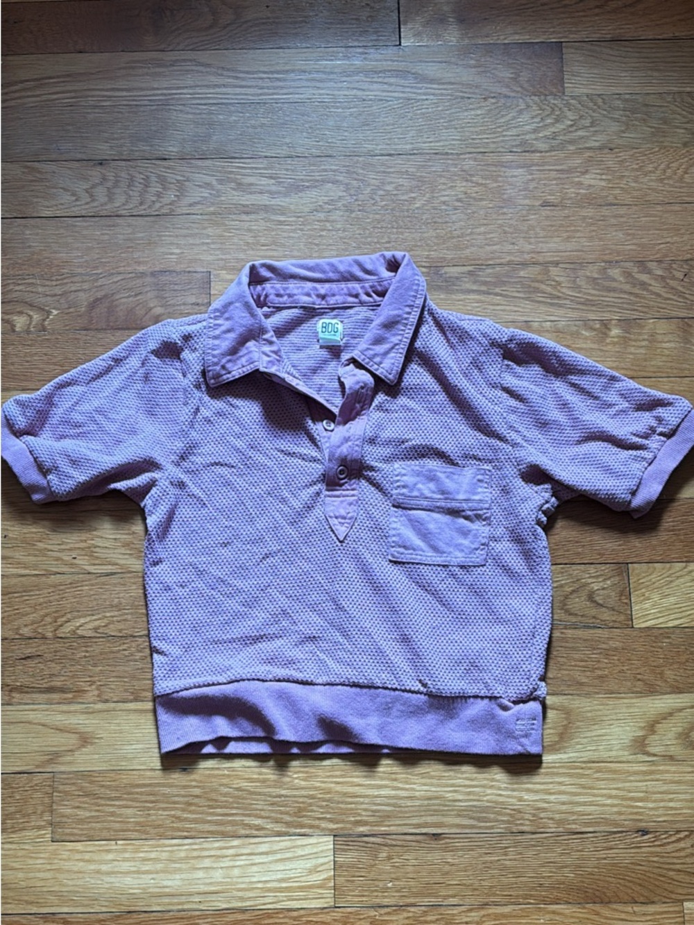 BDG Lavender Polo-Style Kids Top